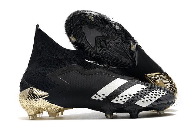 Chuteira Campo Adidas Predator Mutator FG + Black/Gold - Cano Alto - Loja da Seven Oficial