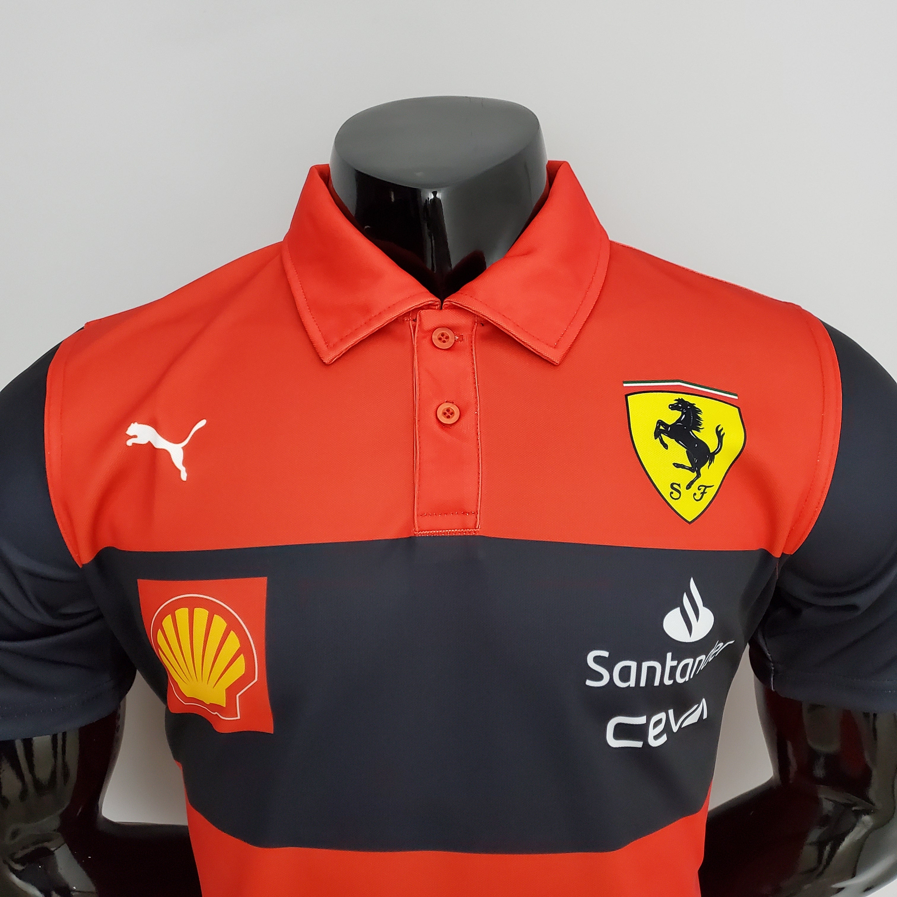 Camisa de Fórmula 1 - Ferrari Polo - Vermelho