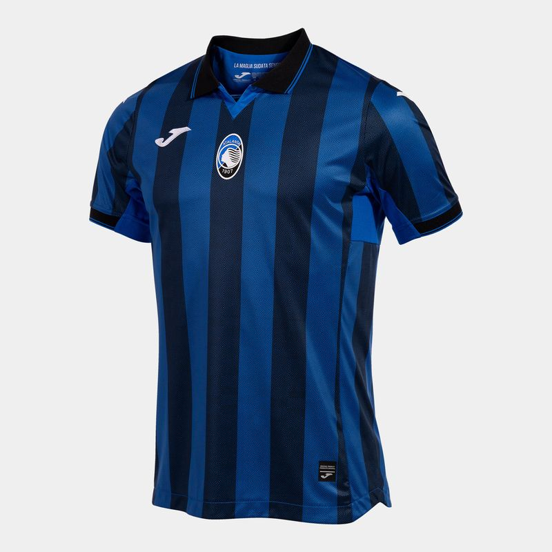 Camisa Atalanta I 23/24 Joma - Azul e Preto