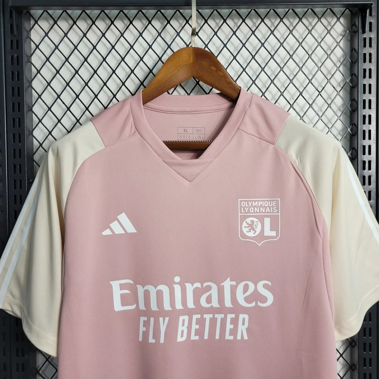 Camisa de treino Lyon 23/24 Rosa