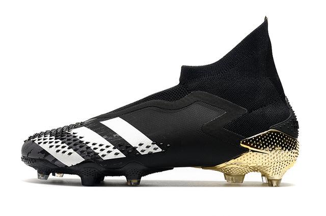 Chuteira Campo Adidas Predator Mutator FG + Black/Gold - Cano Alto - Loja da Seven Oficial