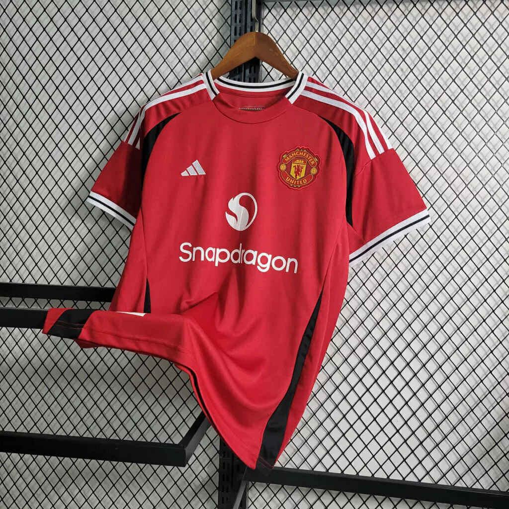 Camisa Manchester United I 24/25 Adidas - Vermelho