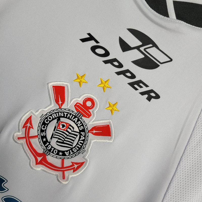 Corinthians Retrô Casa - 2000 Topper Preta e Branca