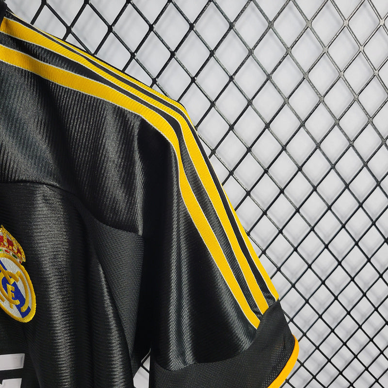 Camisa Retro Real Madrid 1998/1999 - Preta