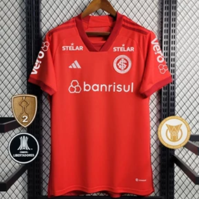 Camisa Internacional I 23/24 Adidas - Vermelho