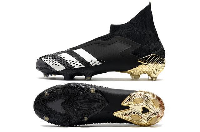 Chuteira Campo Adidas Predator Mutator FG + Black/Gold - Cano Alto - Loja da Seven Oficial