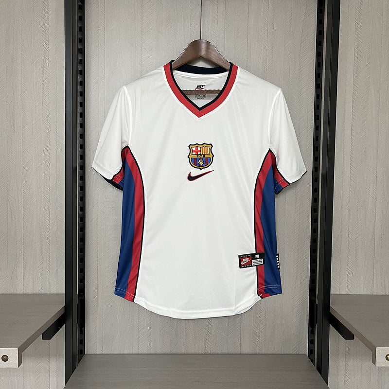 Camisa Barcelona Retrô 1998/99 Branca