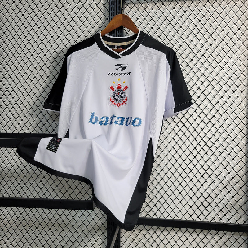 Corinthians Retrô Casa - 2000 Topper Preta e Branca