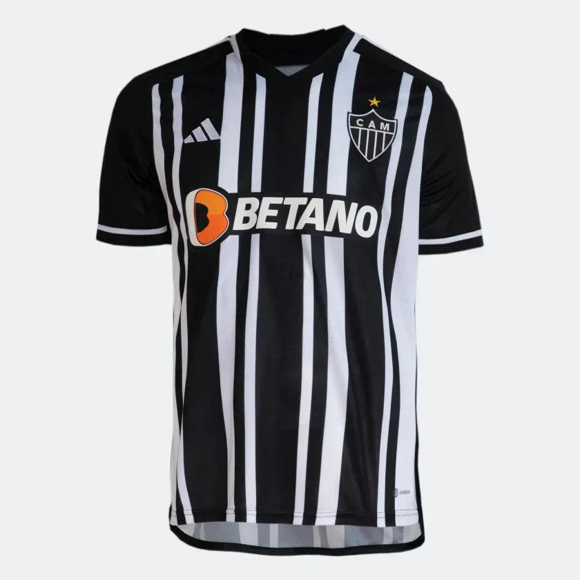 Camisa 1 Atlético MG 23/24 Adidas - Preto e Branco