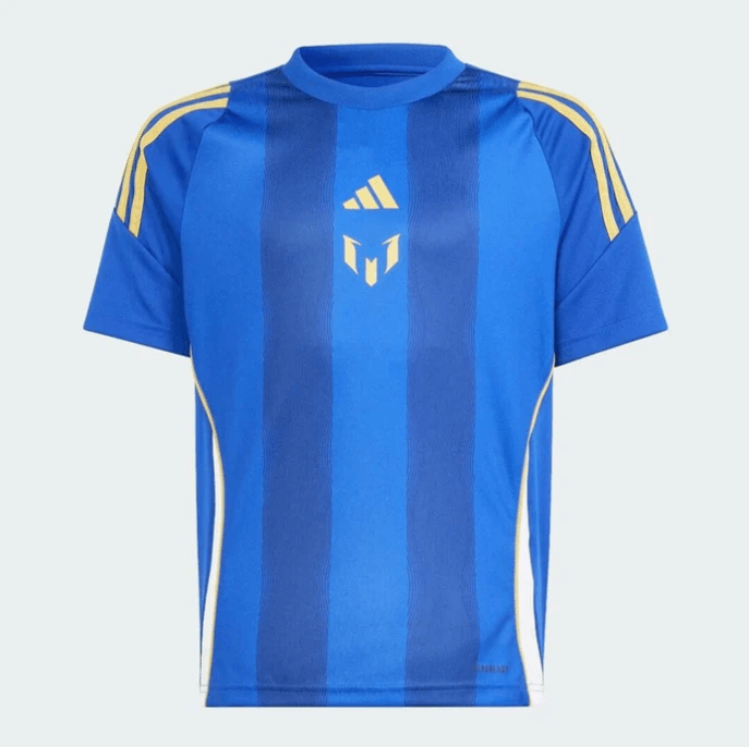 Camisa Adidas X Messi “Spark Gen10s” 2024/25 Torcedor Masculino - Azul Royal - Loja da Seven Oficial