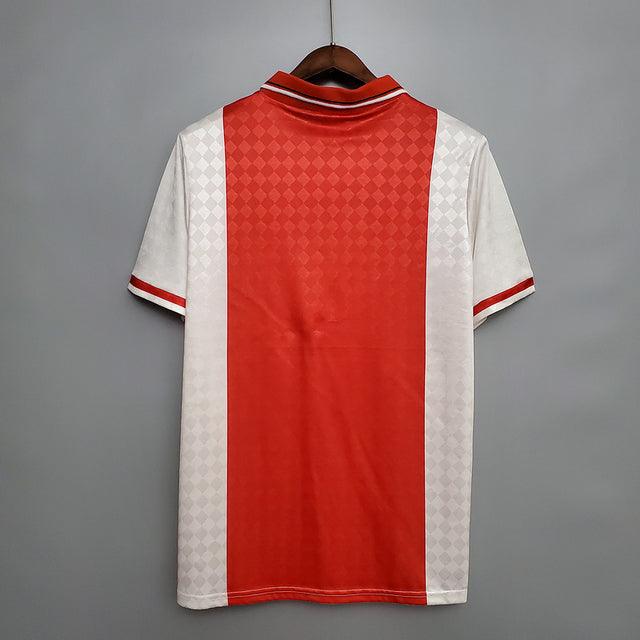 Camisa Ajax Retrô 1990-1992 Vermelha e Branca - Umbro - Loja da Seven Oficial