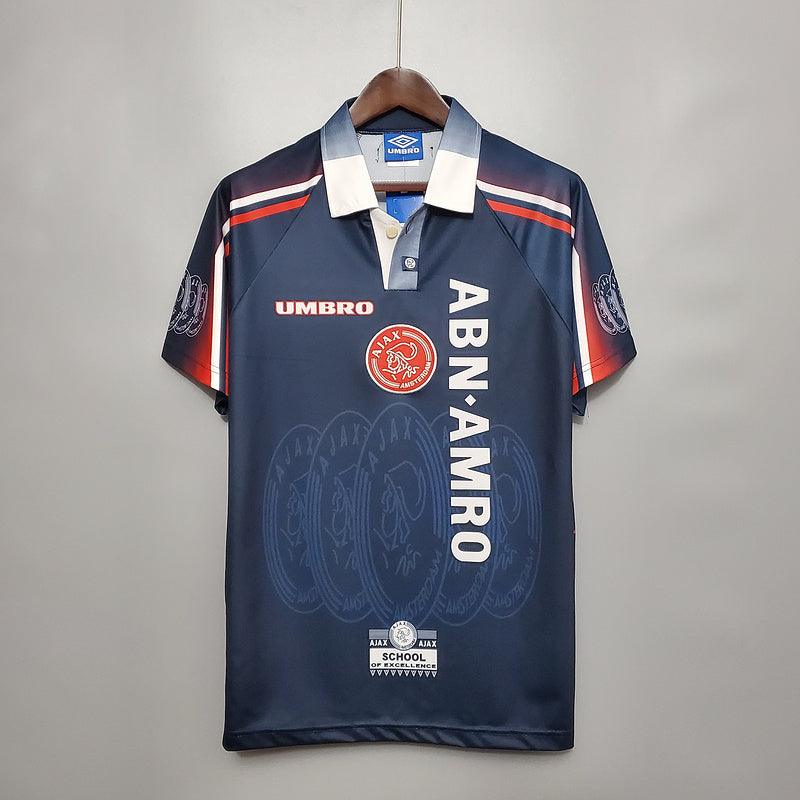 Camisa Ajax Retrô 1997/1998 Azul - Umbro - Loja da Seven Oficial