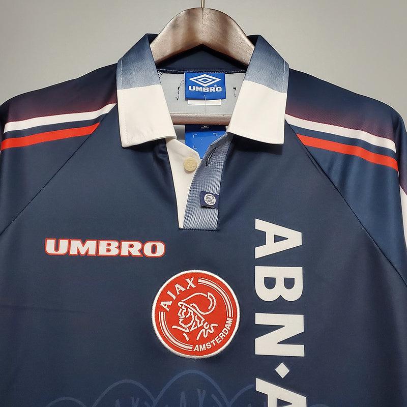 Camisa Ajax Retrô 1997/1998 Azul - Umbro - Loja da Seven Oficial