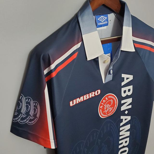 Camisa Ajax Retrô 1997/1998 Azul - Umbro - Loja da Seven Oficial