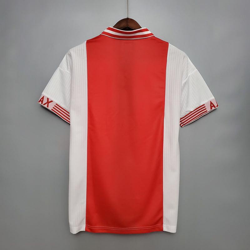 Camisa Ajax Retrô 1997/1998 Vermelha e Branca - Umbro - Loja da Seven Oficial