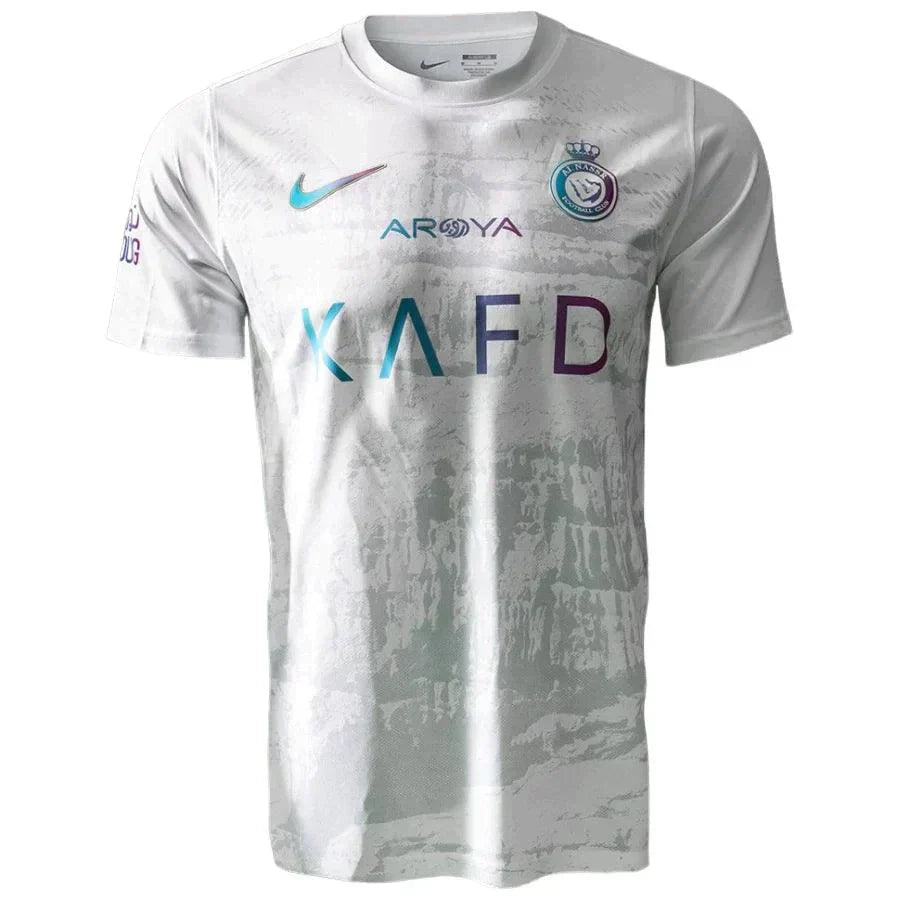 Camisa Al Nassr Third Refletiva 23/24 s/n Torcedor Masculino - Branco - Loja da Seven Oficial