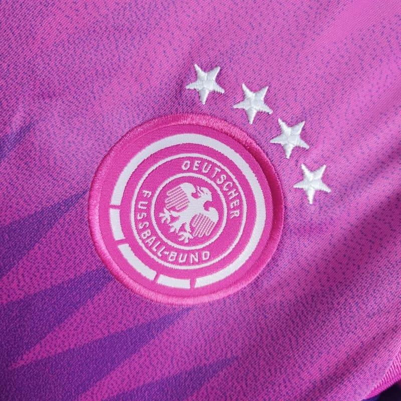 Camisa Alemanha Feminina 24/25 s/n° Torcedor Adidas Masculino - Roxo e Rosa - Loja da Seven Oficial