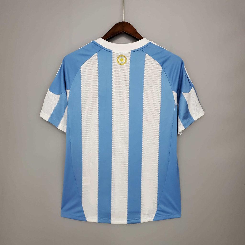 Camisa Argentina Retrô 2010 Azul e Branca - Adidas - Loja da Seven Oficial