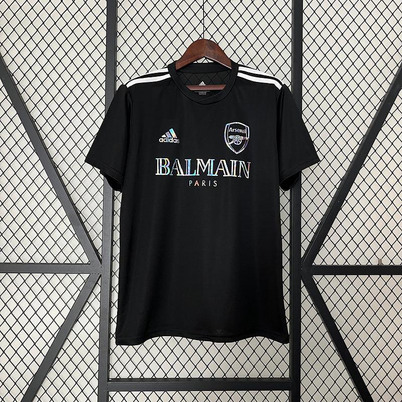 Camisa Arsenal 24/25 Adidas x Balmain - Preto - Loja da Seven Oficial