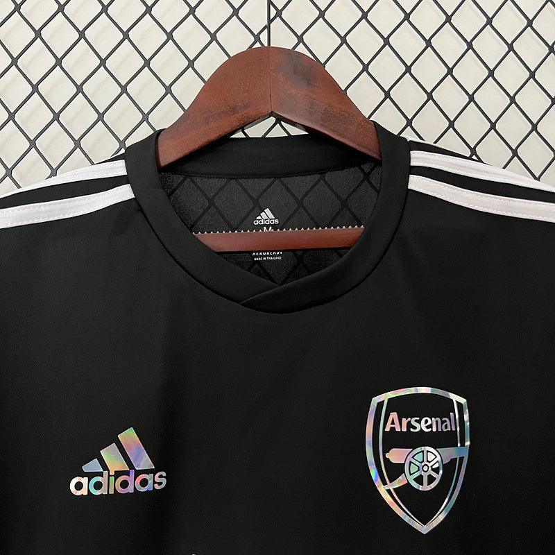 Camisa Arsenal 24/25 Adidas x Balmain - Preto - Loja da Seven Oficial