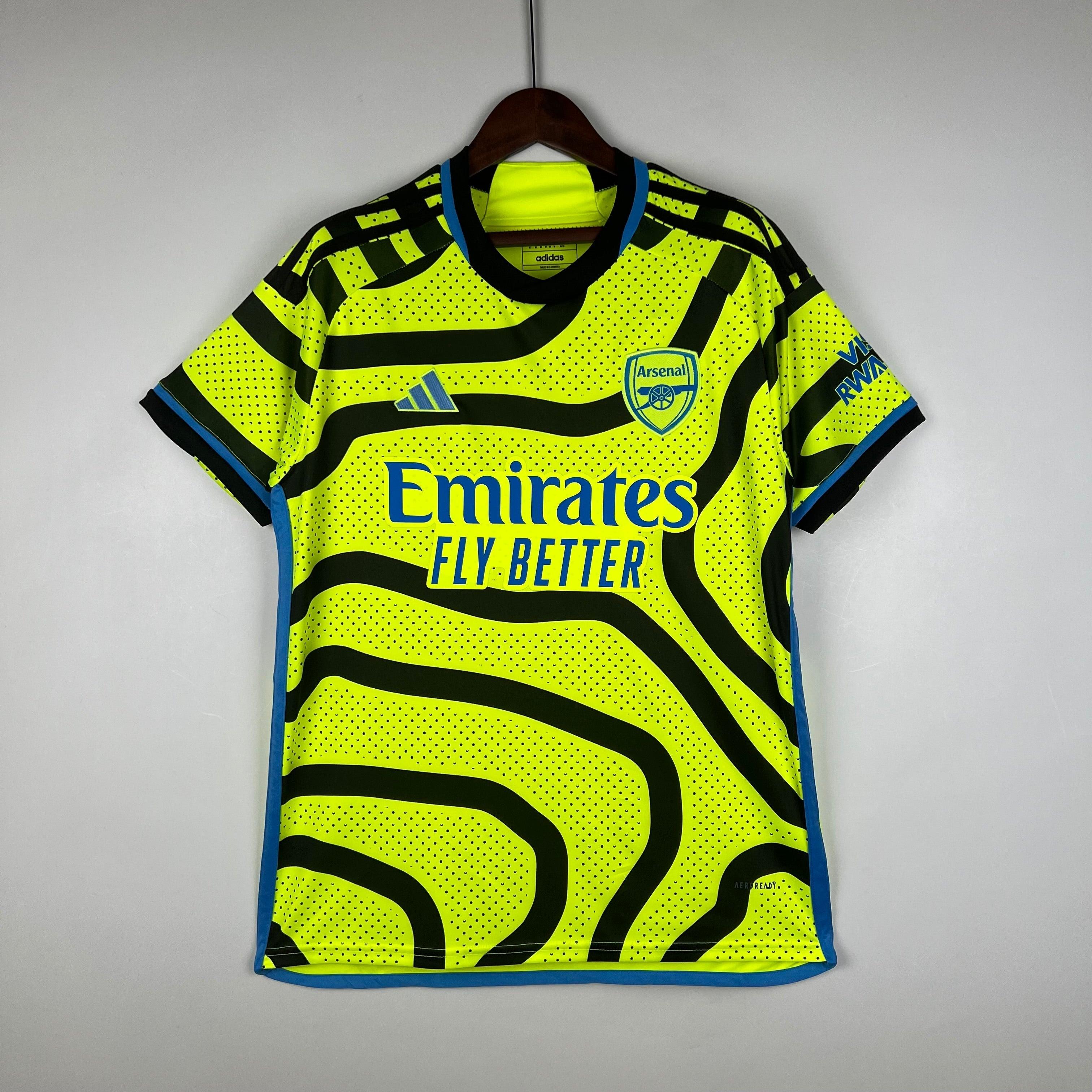 Camisa Arsenal Away 23/24 s/n° Torcedor Masculina - Verde - Loja da Seven Oficial