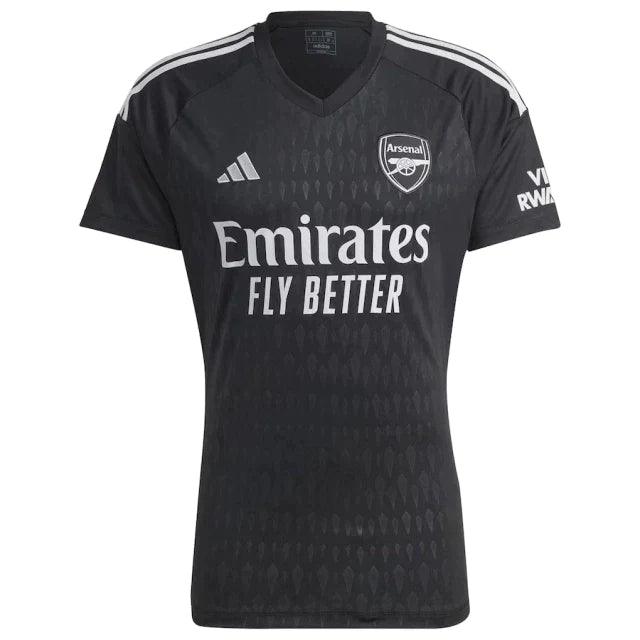 Camisa Arsenal Goleiro Home 23/24 s/n° Torcedor Masculino - Preto - Loja da Seven Oficial