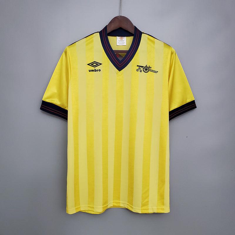 Camisa Arsenal Retrô 1983/1986 Amarela - Umbro - Loja da Seven Oficial