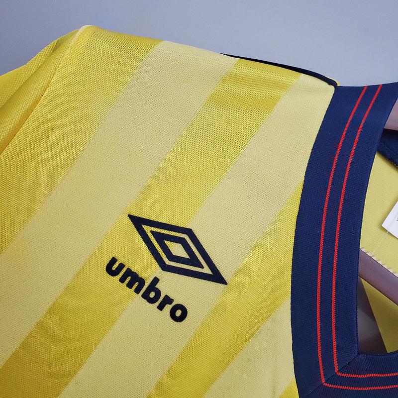 Camisa Arsenal Retrô 1983/1986 Amarela - Umbro - Loja da Seven Oficial