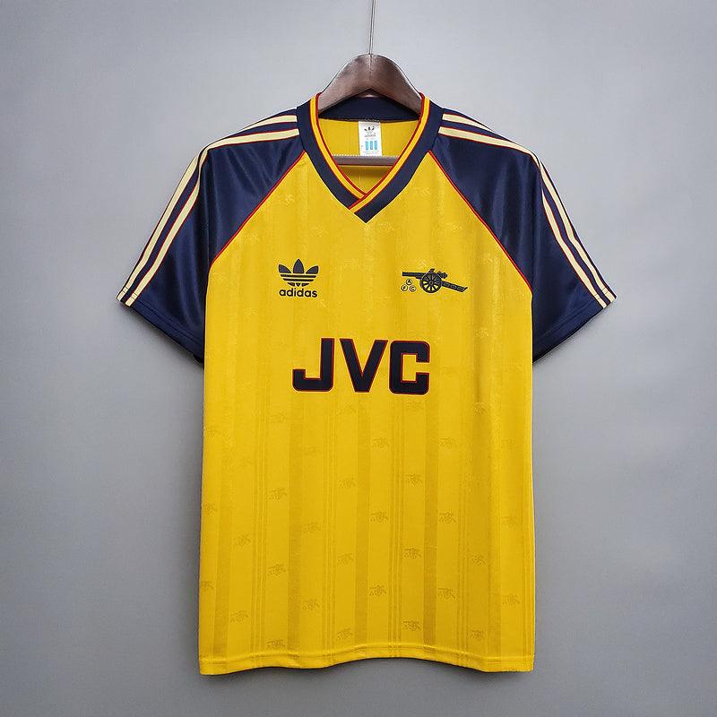 Camisa Arsenal Retrô 1988/1989 Amarela - Adidas - Loja da Seven Oficial