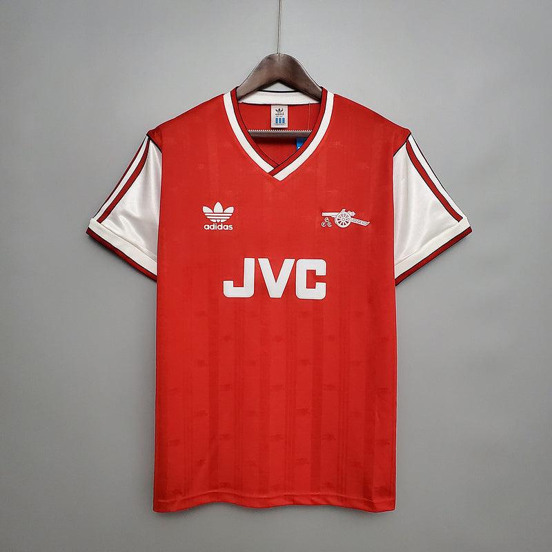 Camisa Arsenal Retrô 1988/1989 Vermelha- Adidas - Loja da Seven Oficial