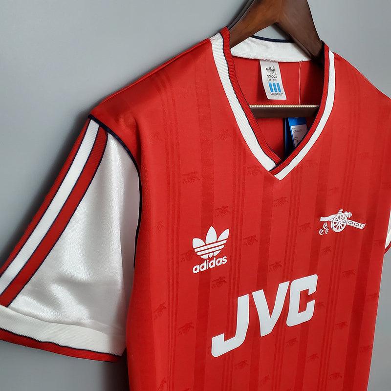 Camisa Arsenal Retrô 1988/1989 Vermelha- Adidas - Loja da Seven Oficial