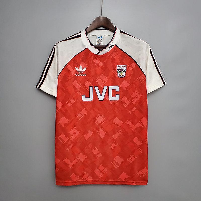 Camisa Arsenal Retrô 1990/1992 Vermelha - Adidas - Loja da Seven Oficial