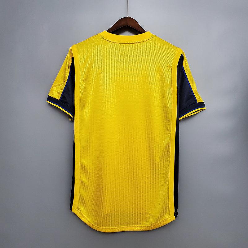 Camisa Arsenal Retrô 1999/2000 Amarela - Nike - Loja da Seven Oficial