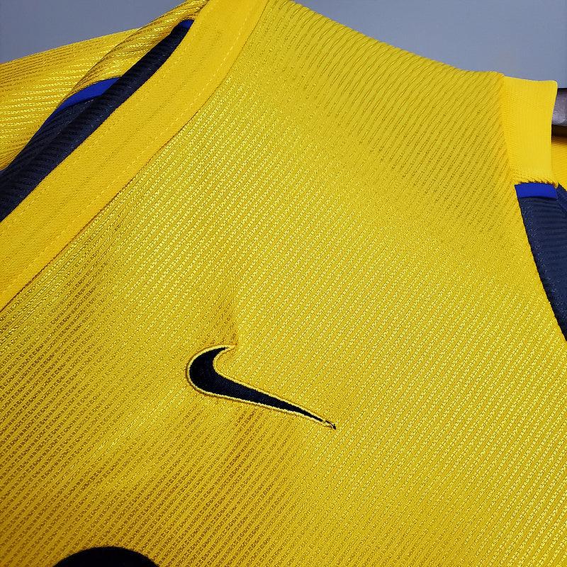 Camisa Arsenal Retrô 1999/2000 Amarela - Nike - Loja da Seven Oficial