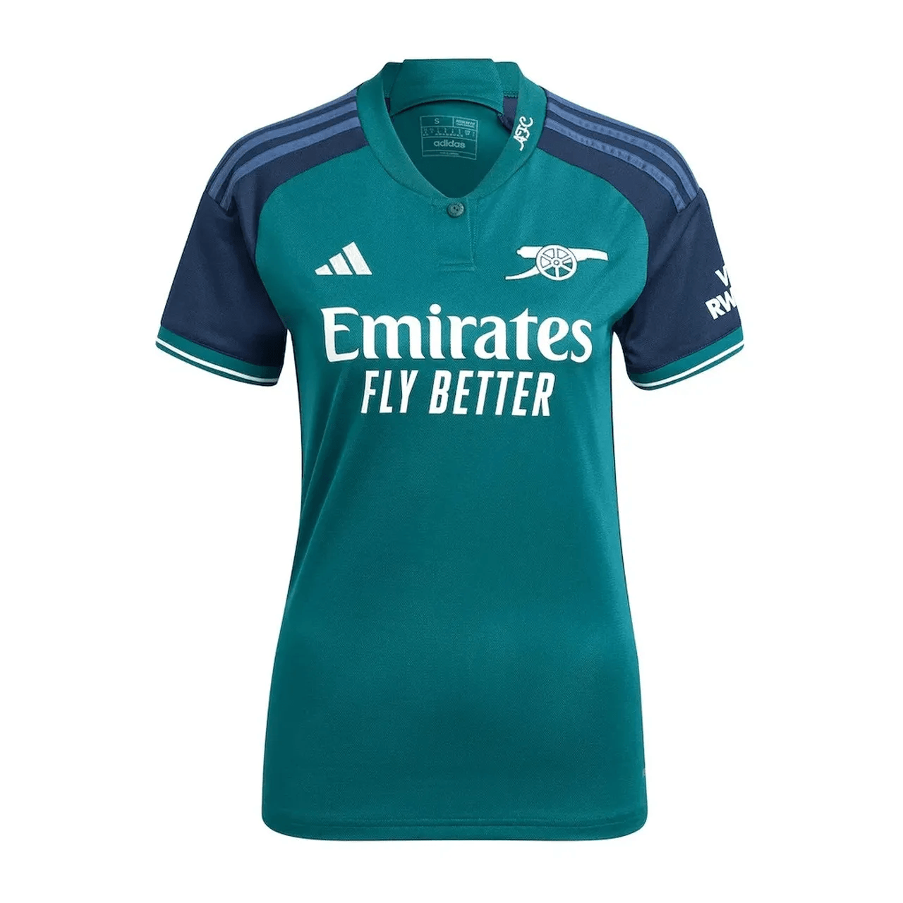 Camisa Arsenal Third 23/24 s/n° Torcedor Feminina - Azul - Loja da Seven Oficial