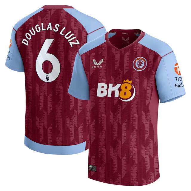 Camisa Aston Villa I 23/24 - Azul e Vermelho - Loja da Seven Oficial