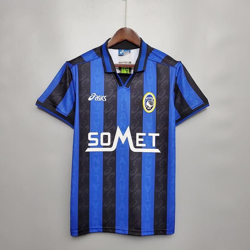 Camisa Atalanta Retrô 1996/1997 Azul - Asics - Loja da Seven Oficial