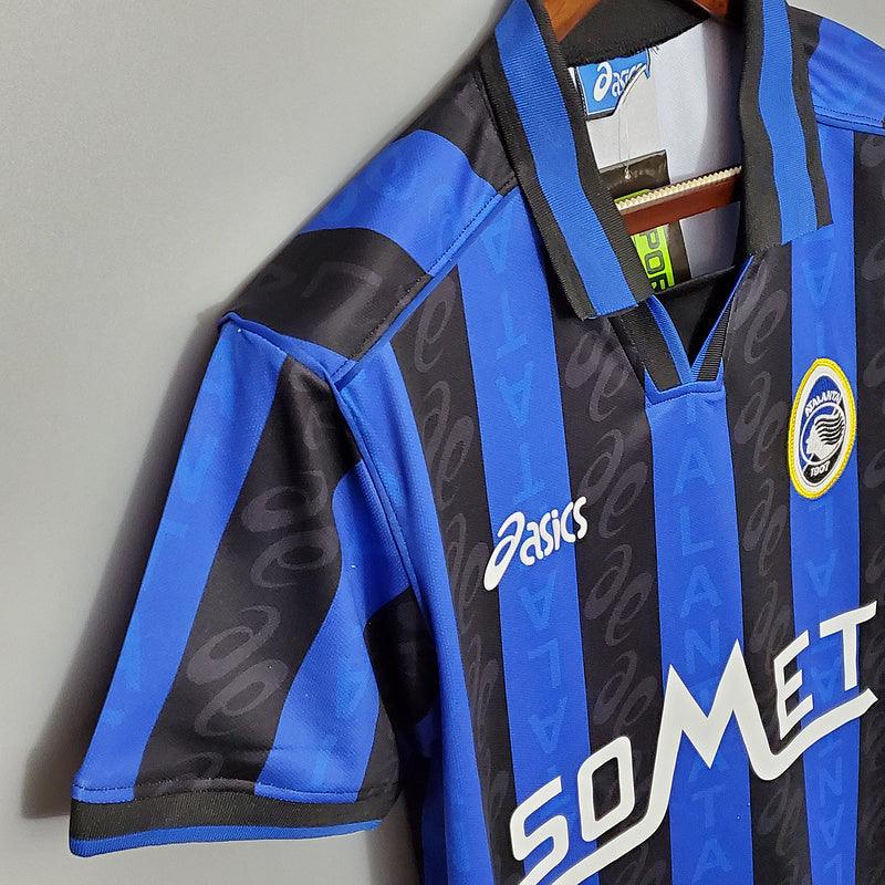 Camisa Atalanta Retrô 1996/1997 Azul - Asics - Loja da Seven Oficial