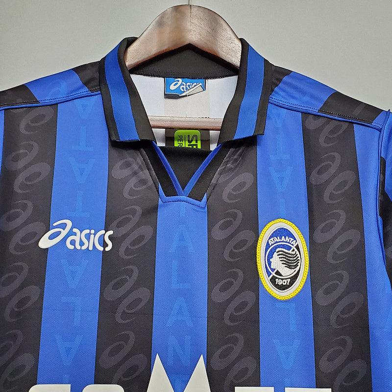 Camisa Atalanta Retrô 1996/1997 Azul - Asics - Loja da Seven Oficial