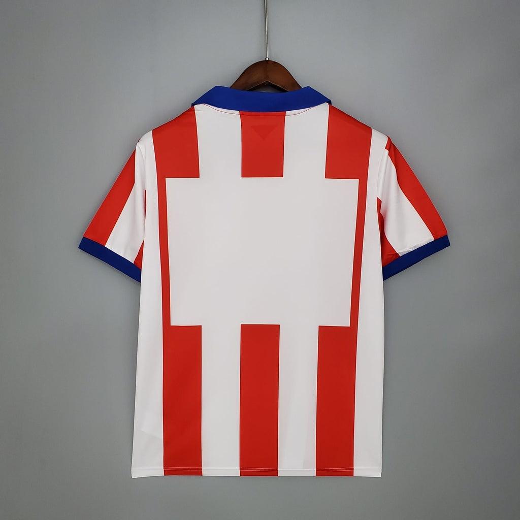 Camisa Atlético de Madrid Retrô 2014/2015 Branca e Vermelha - Nike - Loja da Seven Oficial