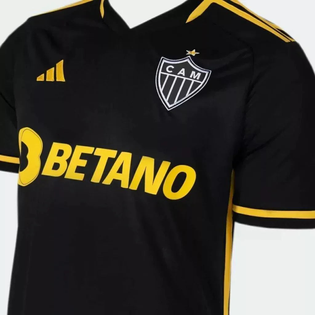 Camisa Atlético Mineiro III 23/24 - Preta - Loja da Seven Oficial