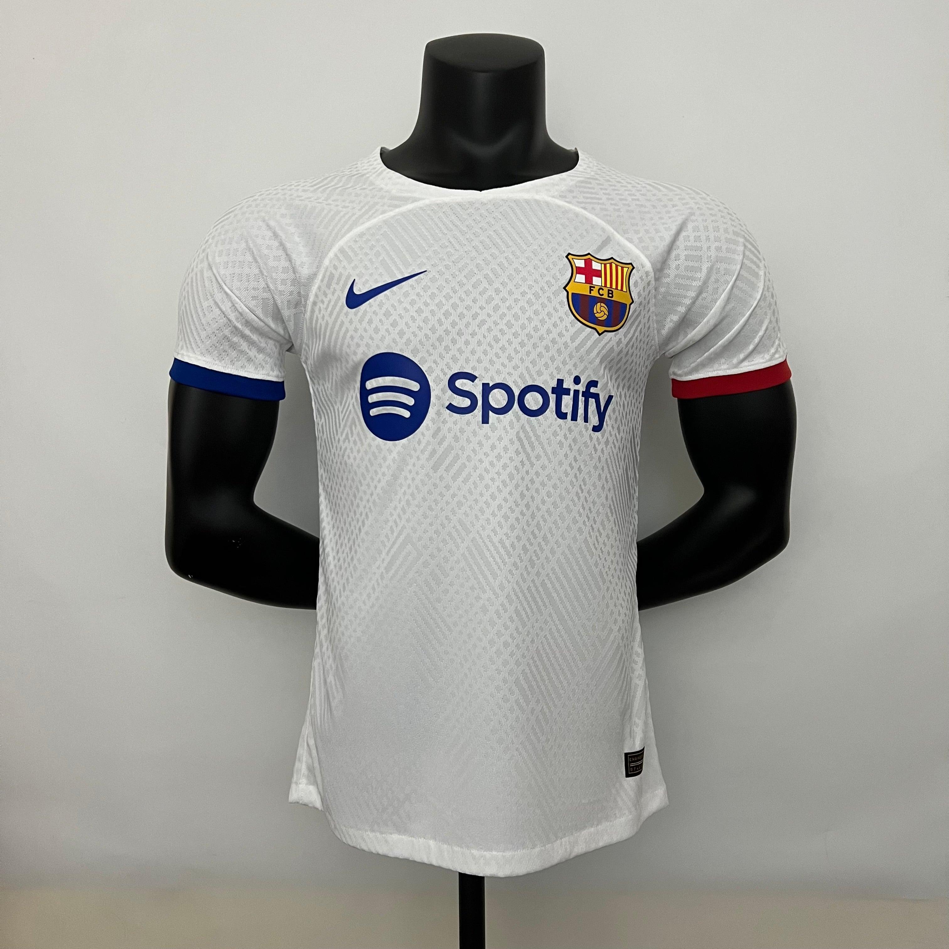 Camisa Barcelona II 23/24 Branca - Nike - Masculino Jogador - Loja da Seven Oficial