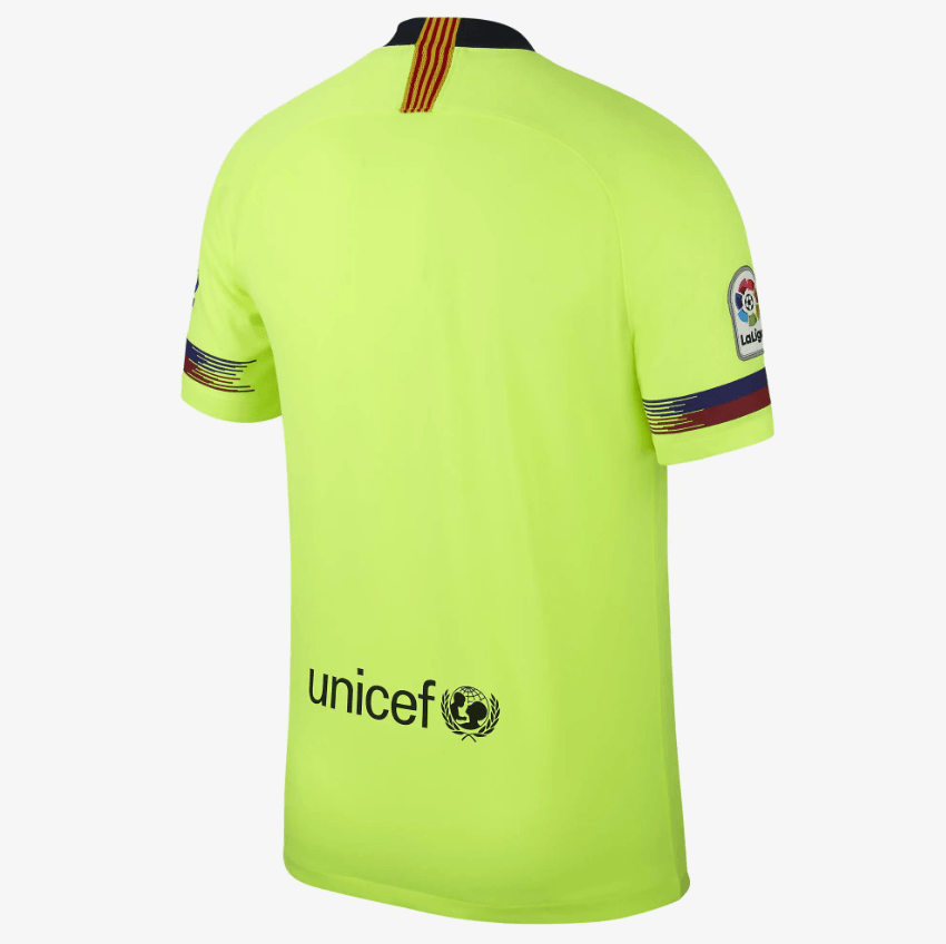 Camisa Barcelona II Nike - Verde Limão - Loja da Seven Oficial