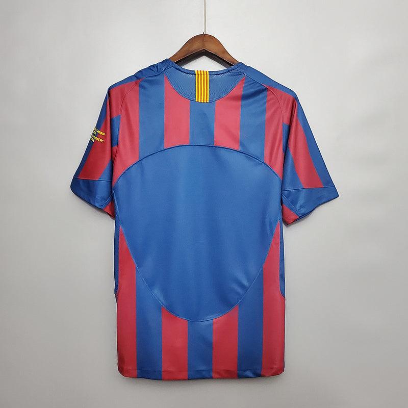 Camisa Barcelona Retrô 2006 Azul e Vermelha - Nike - Loja da Seven Oficial