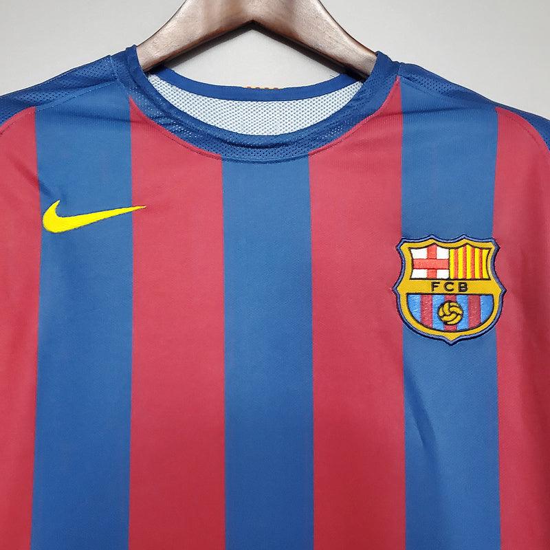 Camisa Barcelona Retrô 2006 Azul e Vermelha - Nike - Loja da Seven Oficial