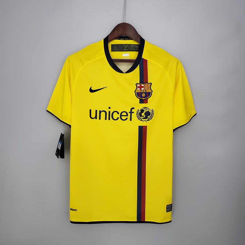 Camisa Barcelona Retrô 2008/2009 Amarela - Nike - Loja da Seven Oficial