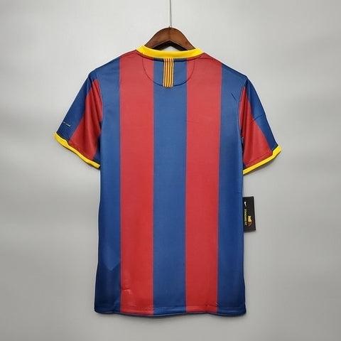 Camisa Barcelona Retrô 2010/2011 Azul e Grená - Nike - Loja da Seven Oficial