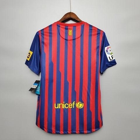 Camisa Barcelona Retrô 2011/2012 Azul e Grená - Nike - Loja da Seven Oficial