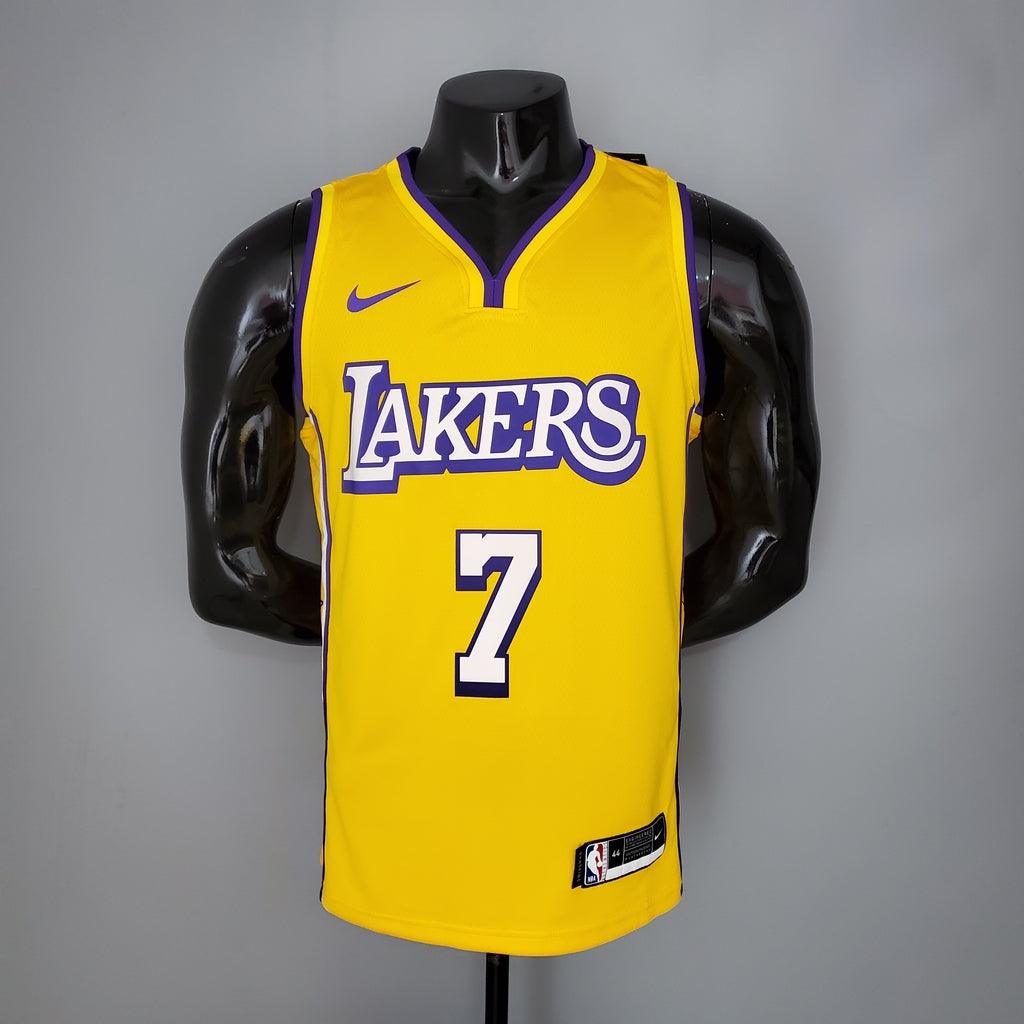 Camisa Basquete NBA Regata Los Angeles Lakers Masculina - Amarela - Loja da Seven Oficial