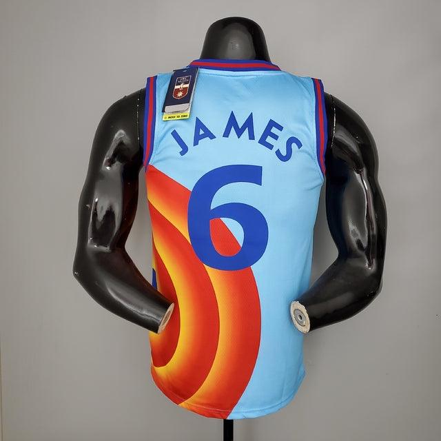 Camisa Basquete NBA Regata Los Angeles Lakers Space Jam Masculina - Azul - Loja da Seven Oficial